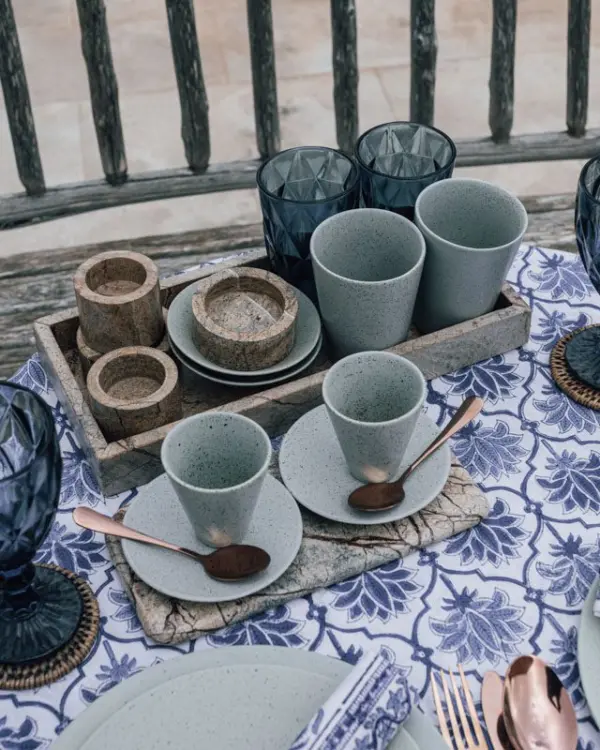 Vaso Diamante Azul Cobalto - Imagen 2