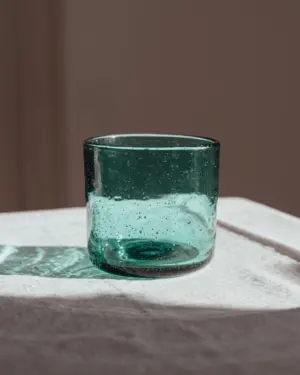 Vaso Bimbolles verde esmeralda