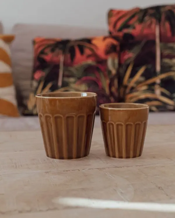 Vaso Rialto Marrón M - Imagen 2