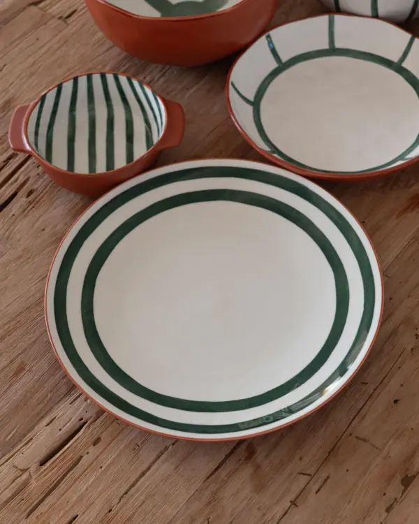 Plato Llano MYKONOS Verde - Imagen 3