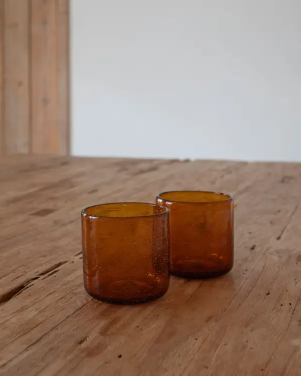 Vaso Bimbolles ámbar - Imagen 3