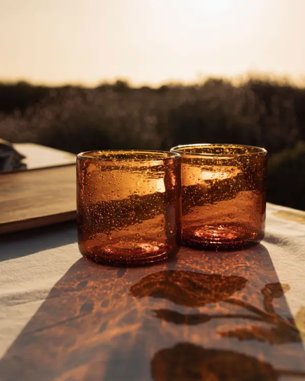 Vaso Bimbolles ámbar - Imagen 7