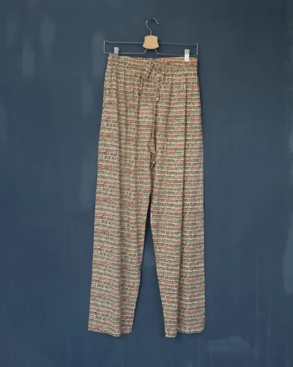 Pantalón Largo Sánscrito Negro By Catalina