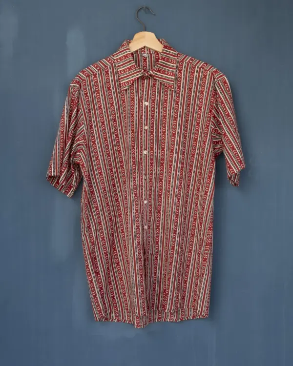 Camisa Manga Corta Étnica By Catalina