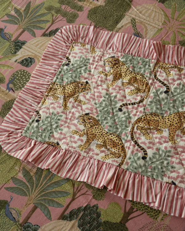 Mantel Individual Tigre Rosa By Catalina - Imagen 5