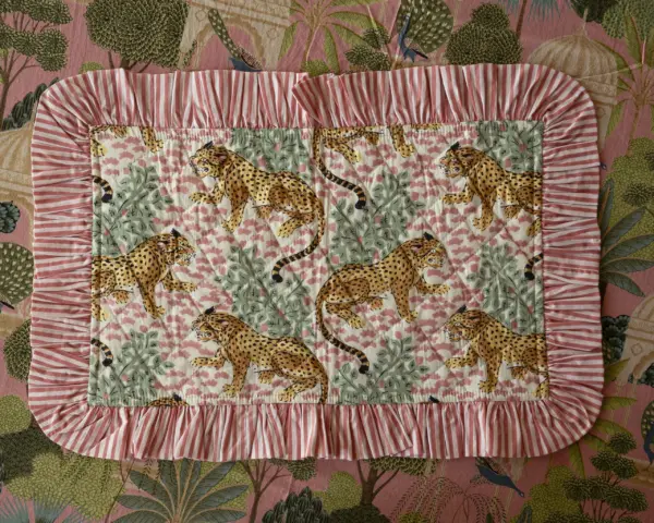 Mantel Individual Tigre Rosa By Catalina - Imagen 3
