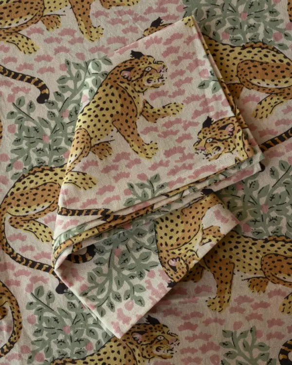 Servilleta Tigre Rosa