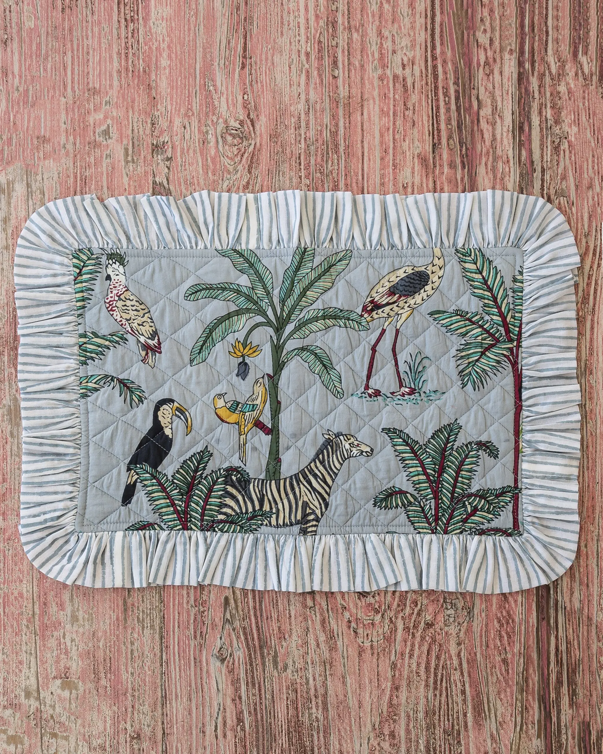 Mantel Individual Jungla Azul By Catalina