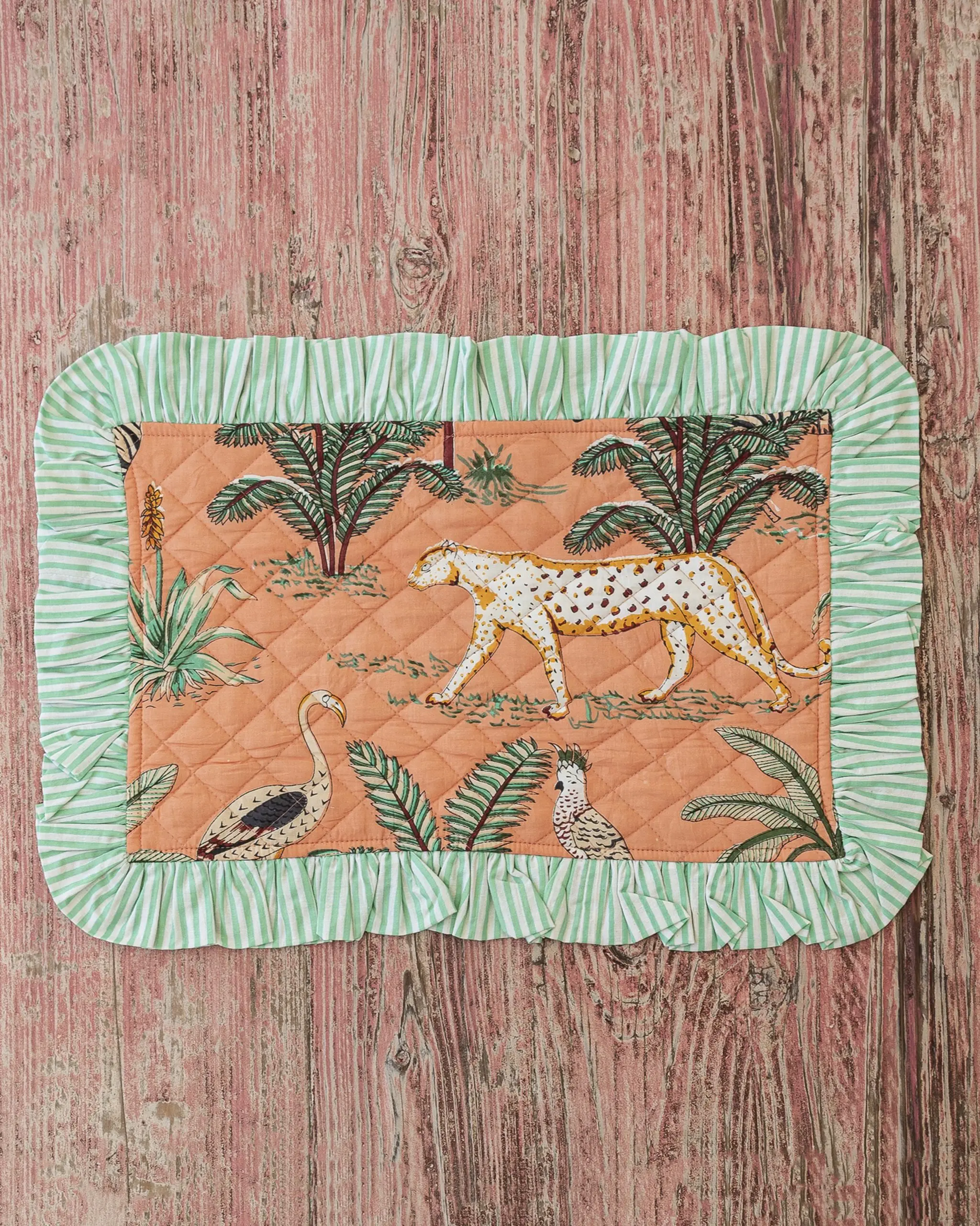 Mantel Individual Jungla Naranja By Catalina