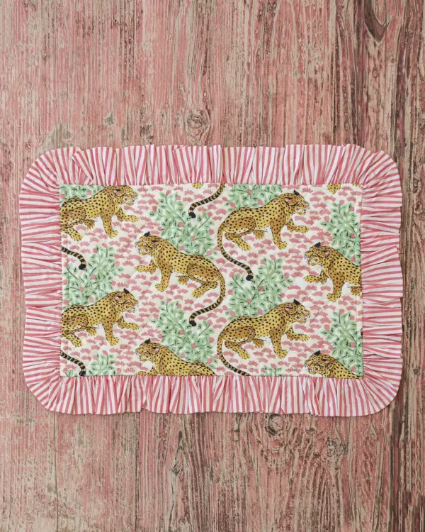 Mantel Individual Tigre Rosa By Catalina
