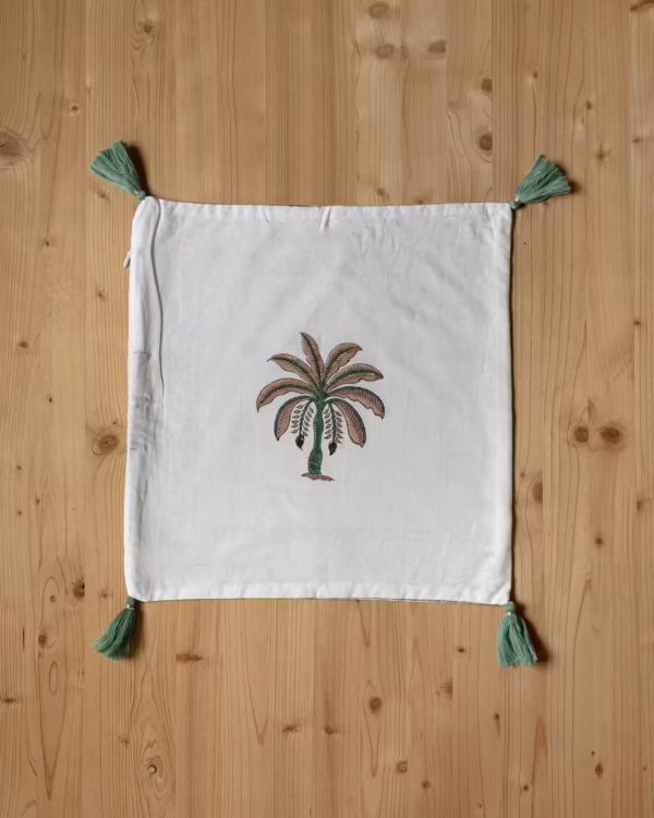 Funda Cojín Borlas Palmera Berni - Imagen 5