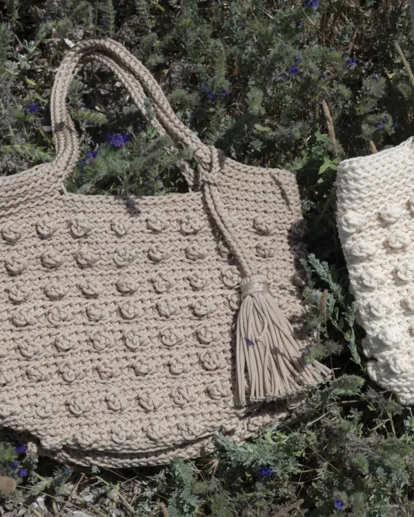 AGOTADO // Bolso Crochet Textura L - Imagen 3