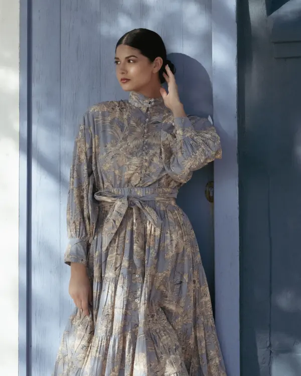 Blusa Flor Azul - Imagen 2
