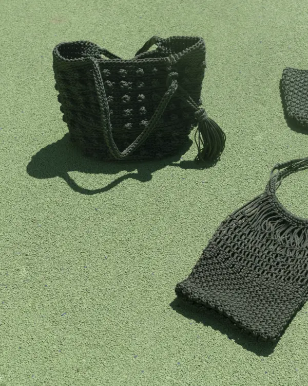 AGOTADO // Bolso Crochet Textura L - Imagen 4