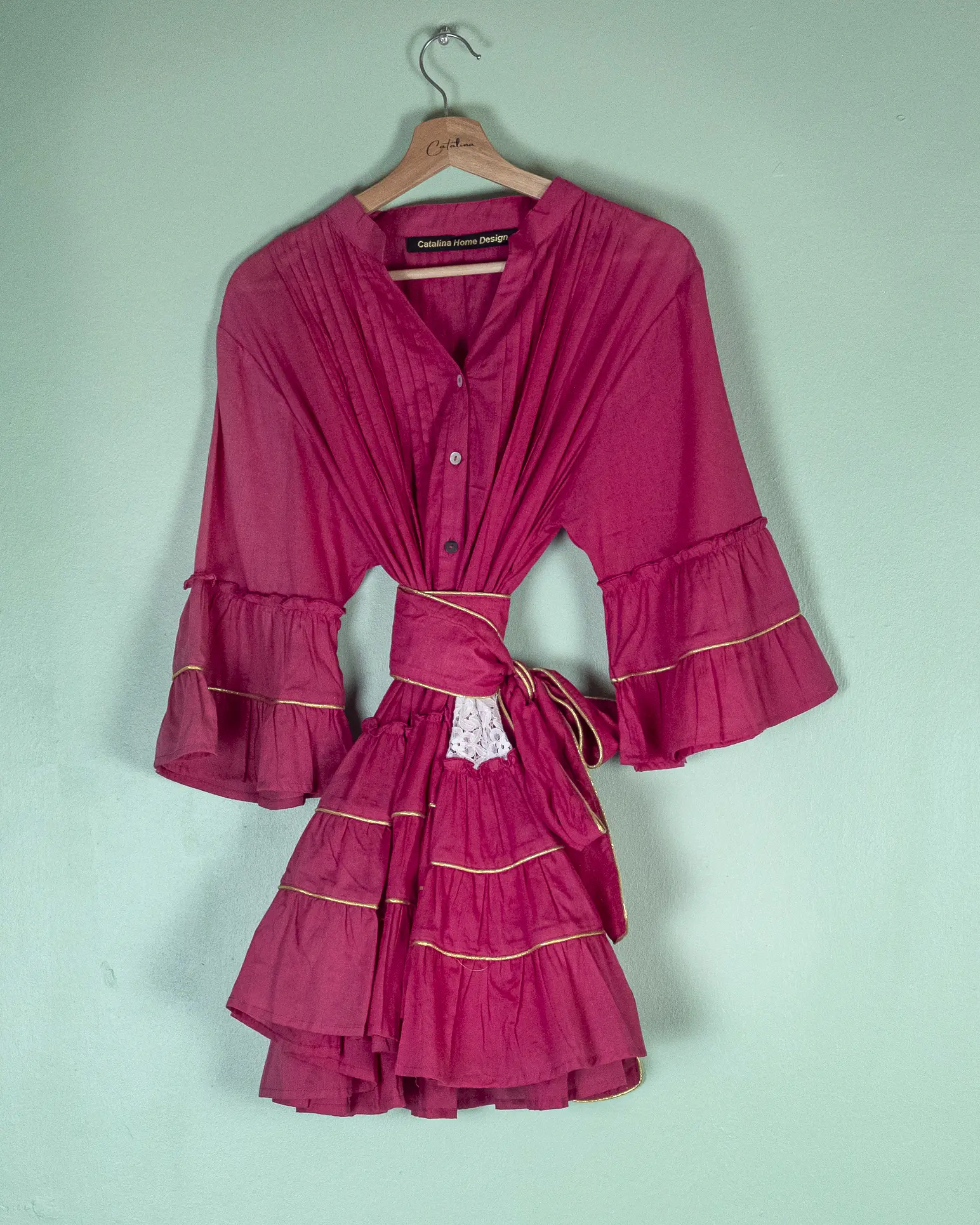Vestido Corto Magenta // AGOTADO