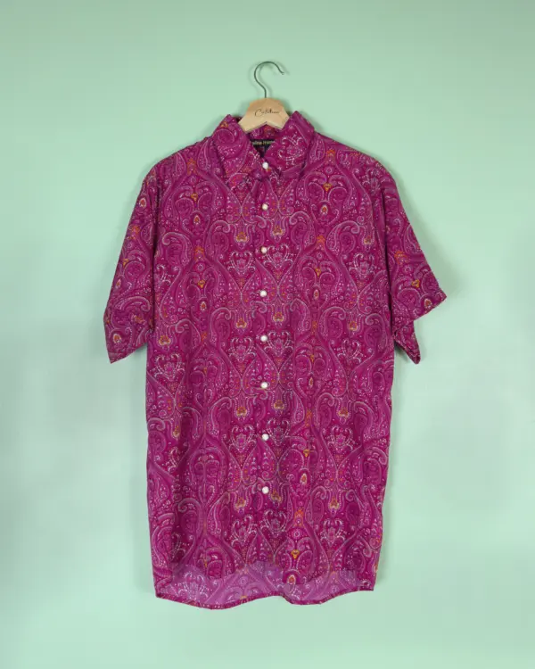 Camisa Paisley Magenta - Imagen 3