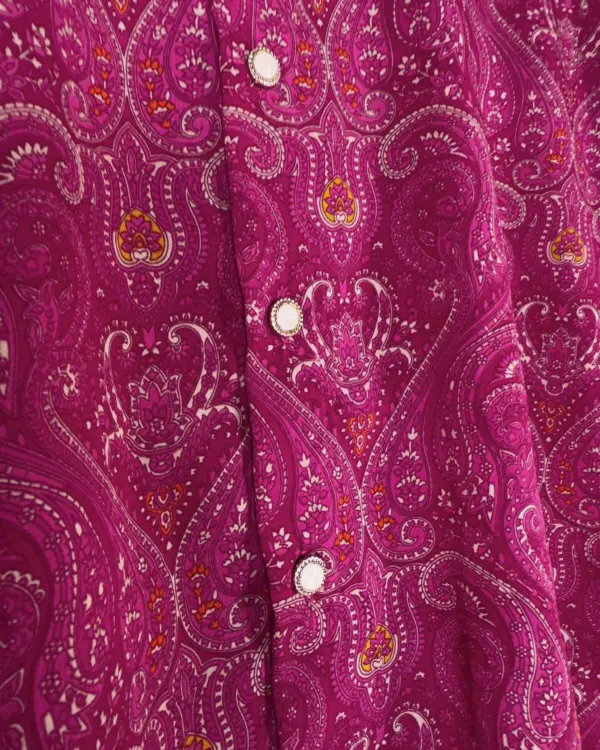 Camisa Paisley Magenta - Imagen 4