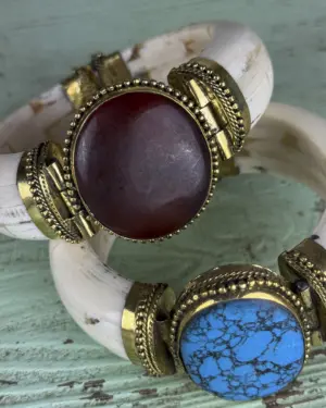 BRAZALETE MARRÓN - BRILLO // AGOTADO