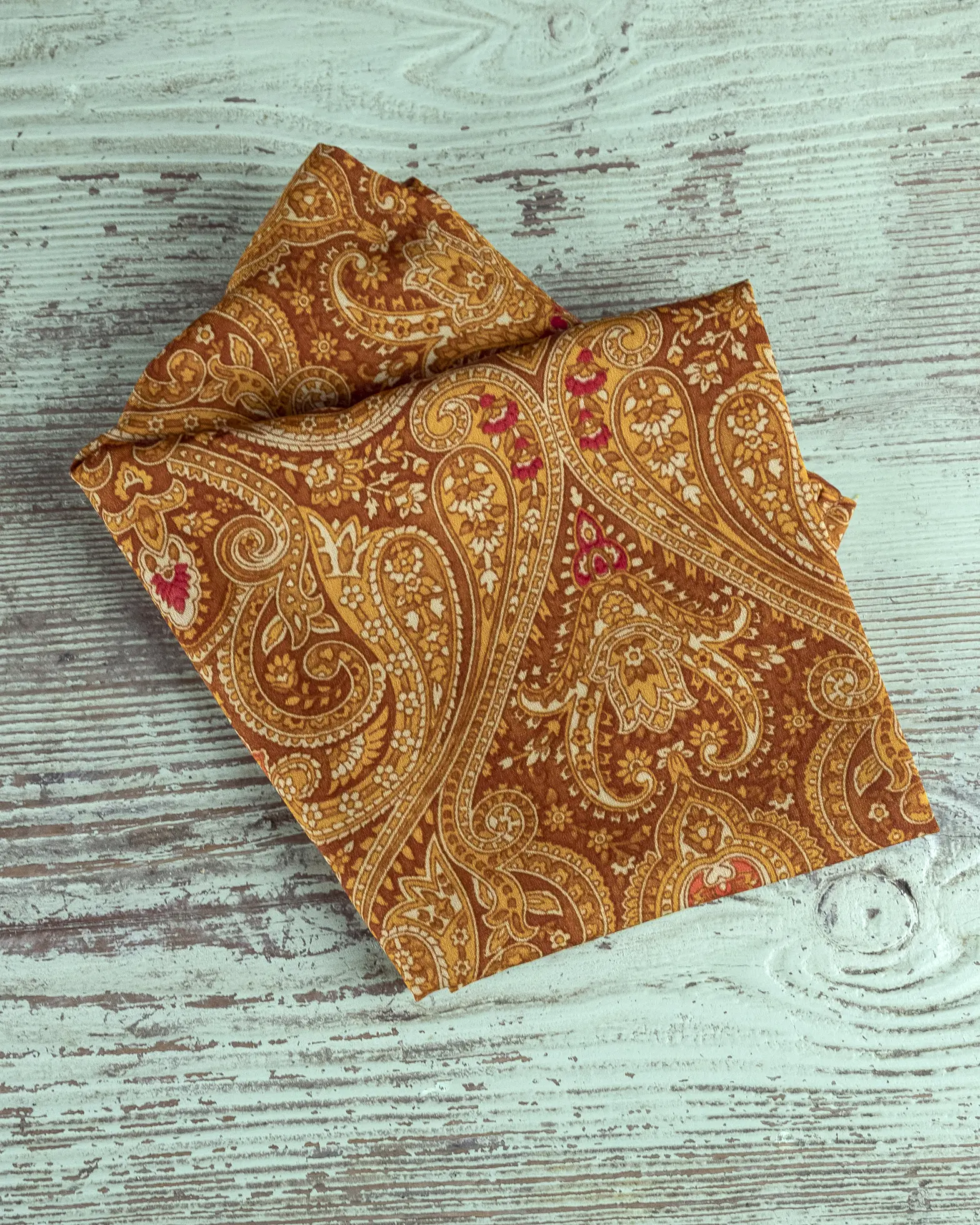 Bandana Paisley Mostaza