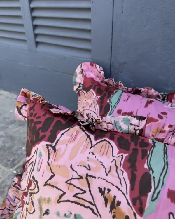 Funda Cojín Ochentera Rosa - Imagen 2