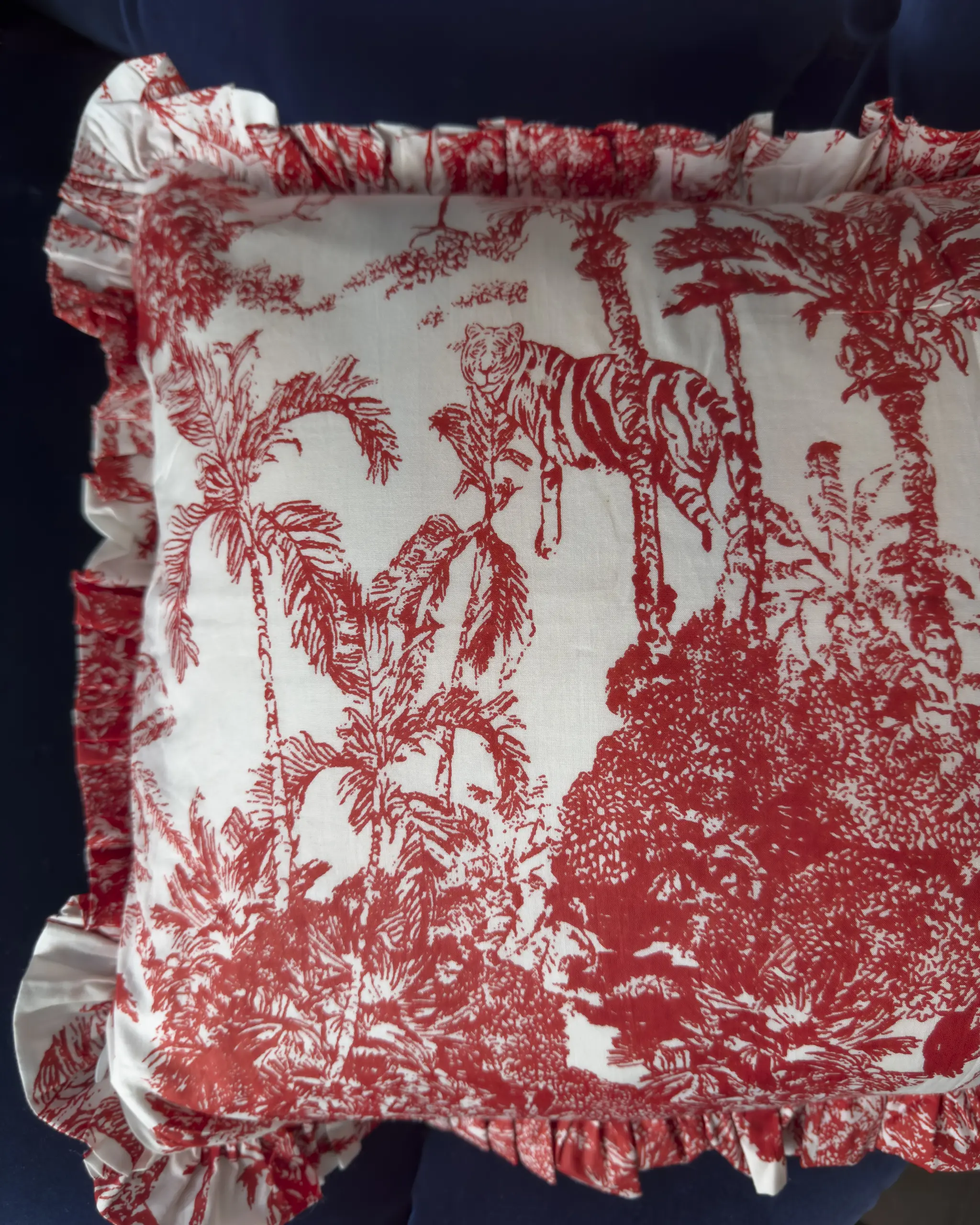 Funda Cojín Garza Roja