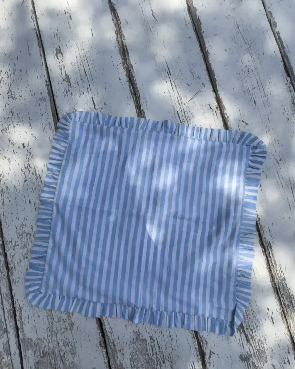 Funda Cojín Raya Azul - Imagen 2