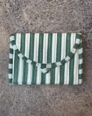 Monedero Raya Verde