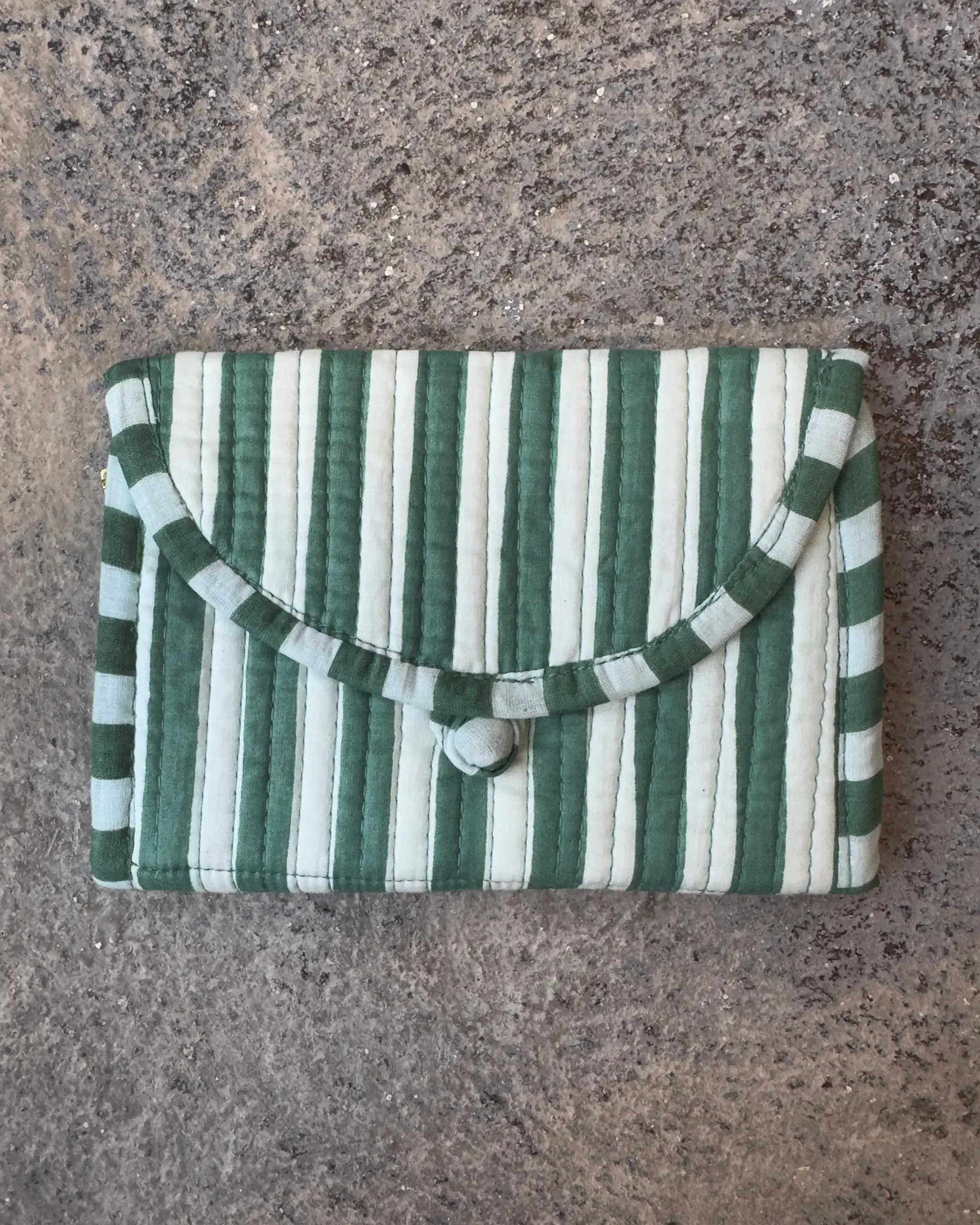 Monedero Raya Verde