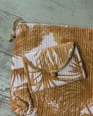 Monedero Palmeras Mostaza