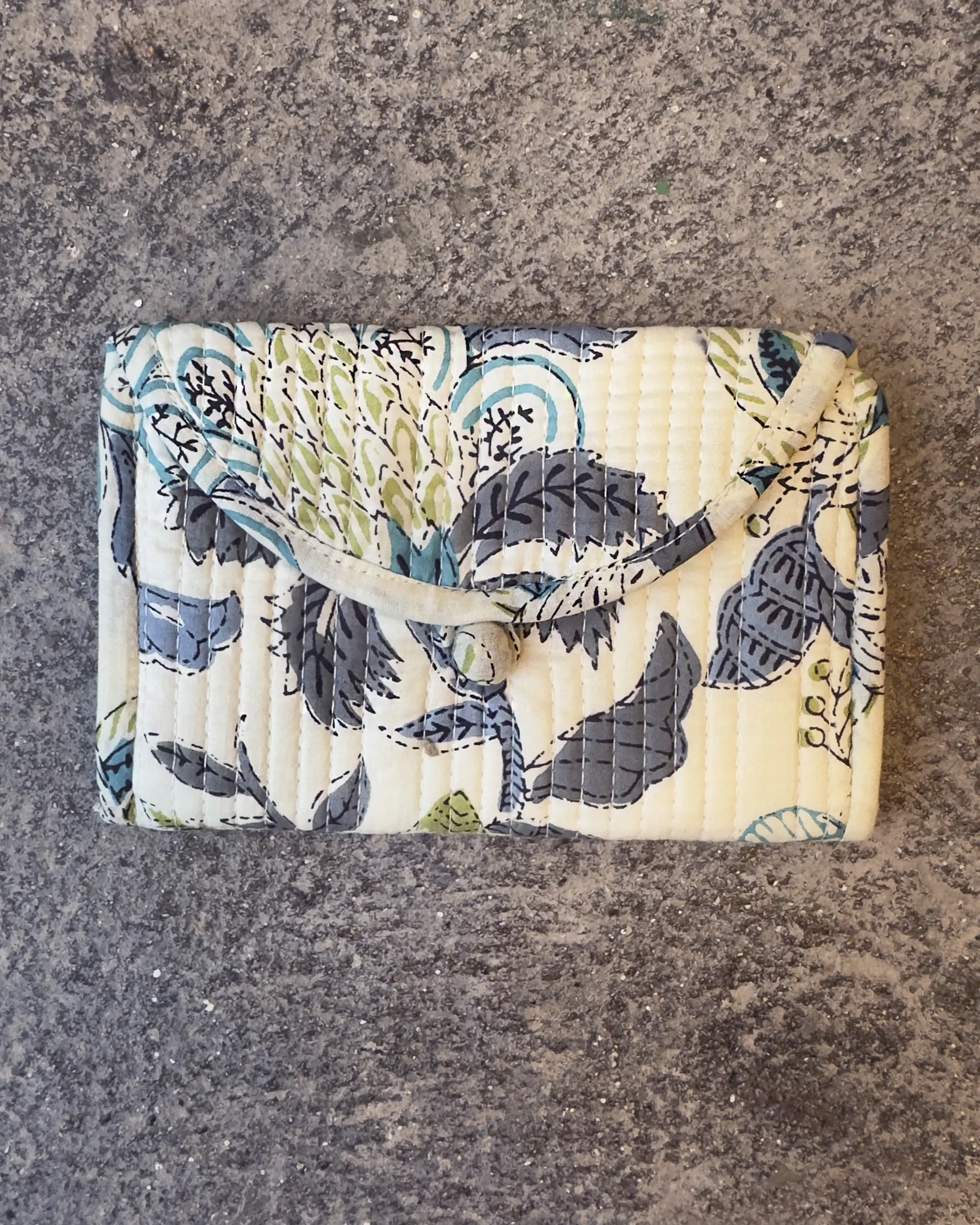 Monedero Flor Cupido Azul