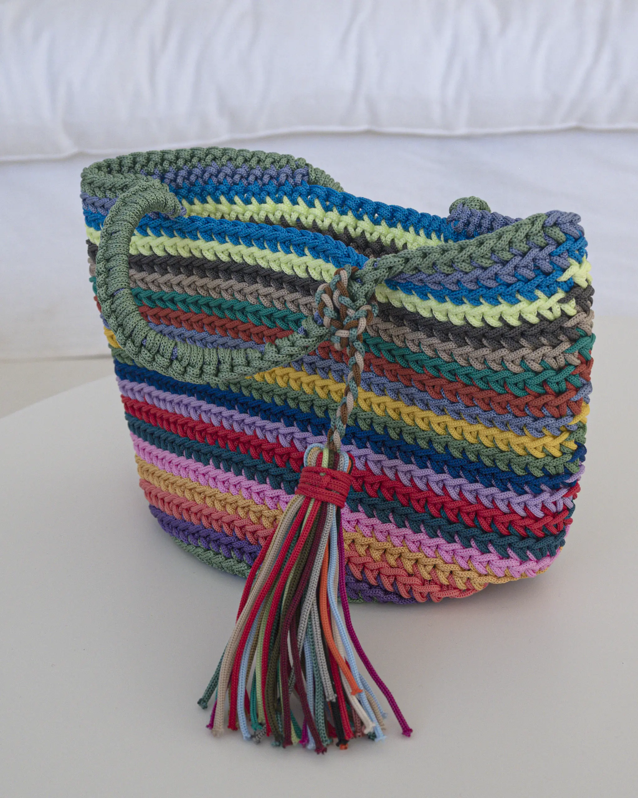 Bolso Crochet Verde M