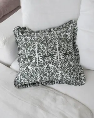 Funda Cojín Enredadera Verde