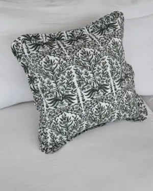 Funda Cojín Enredadera Verde