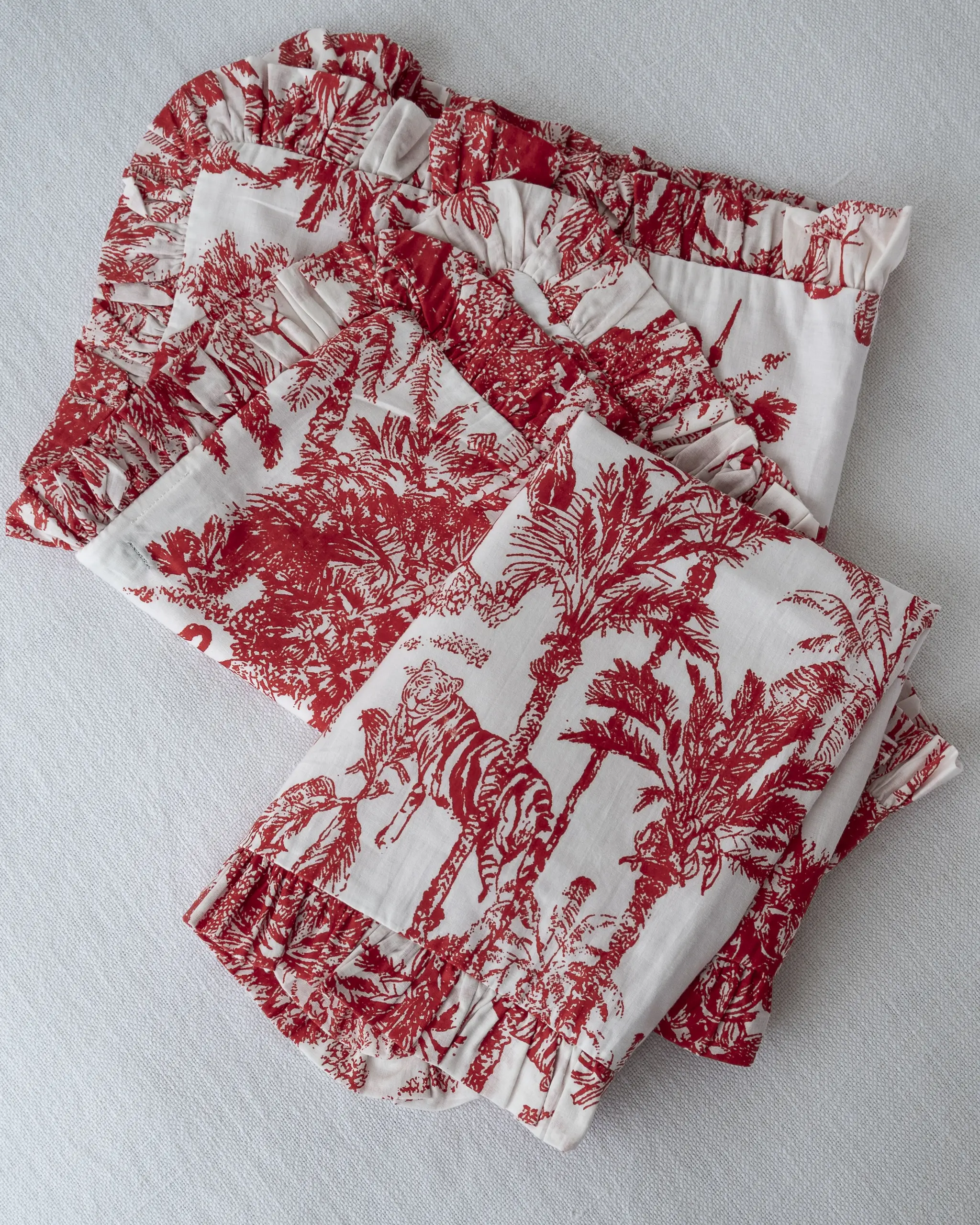 Funda Cojín Garza Roja