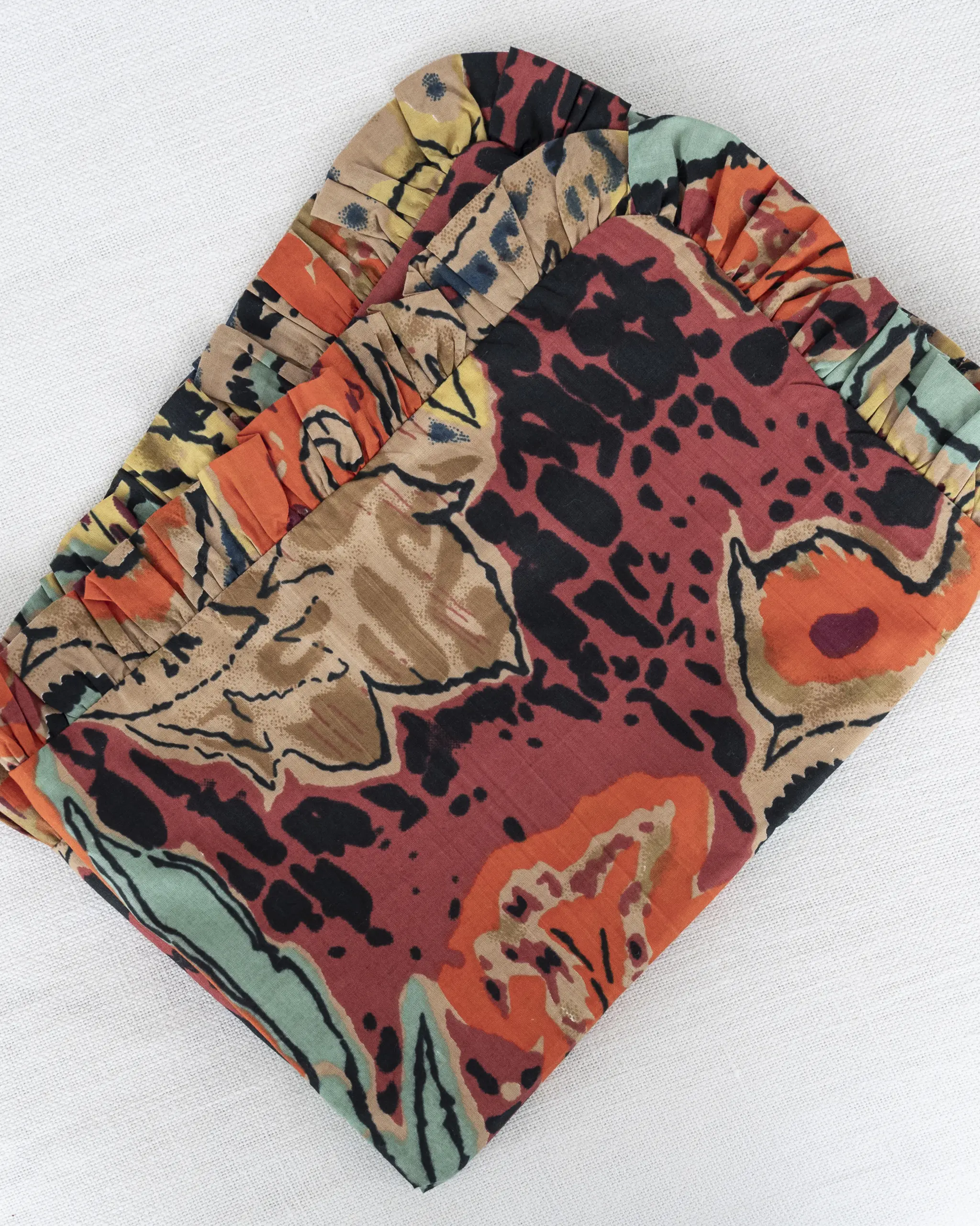 Funda Cojín Noche Ochentera Naranja