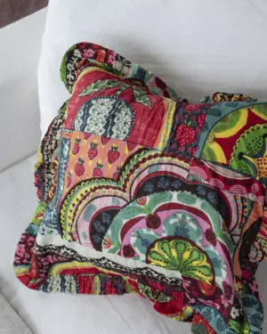 Funda Cojín Noche Ochentera Multicolor