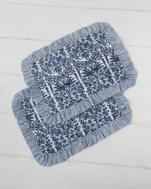 Mantel Individual Enredadera Azul