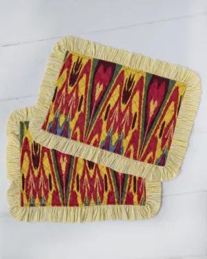 Mantel Individual Ikat Arcoíris