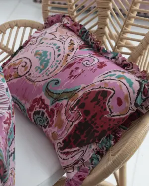 Funda Cojín Ochentera Rosa