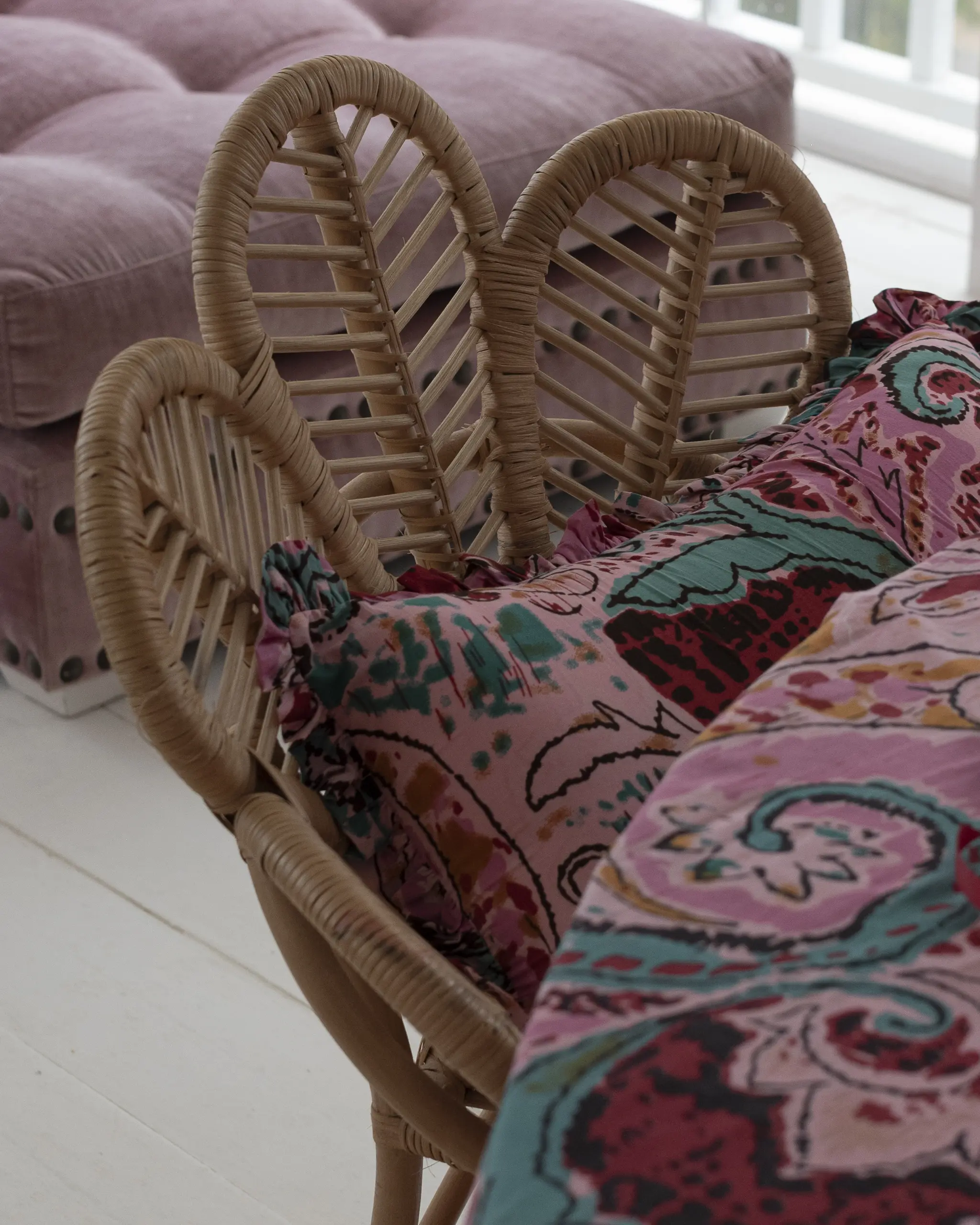 Funda Cojín Ochentera Rosa