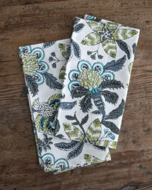 Servilleta Flor Cupido Azul