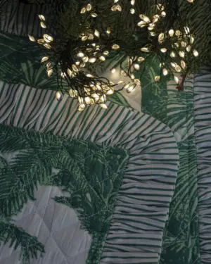 Mantel Individual Palmeras Verde