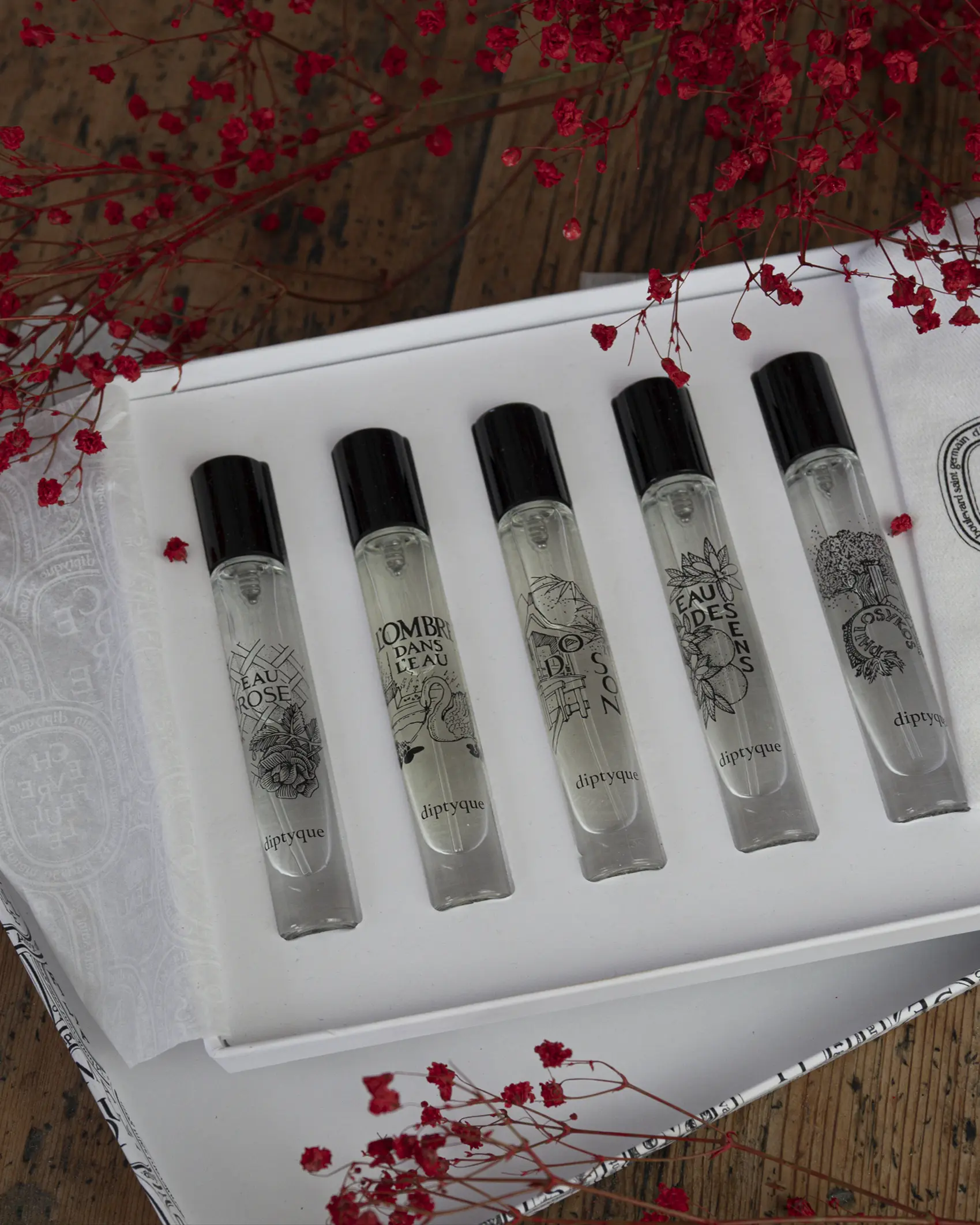 Estuche de 5 eaux de toilette – Diptyque