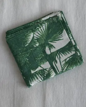 Mantel Palmeras Verde