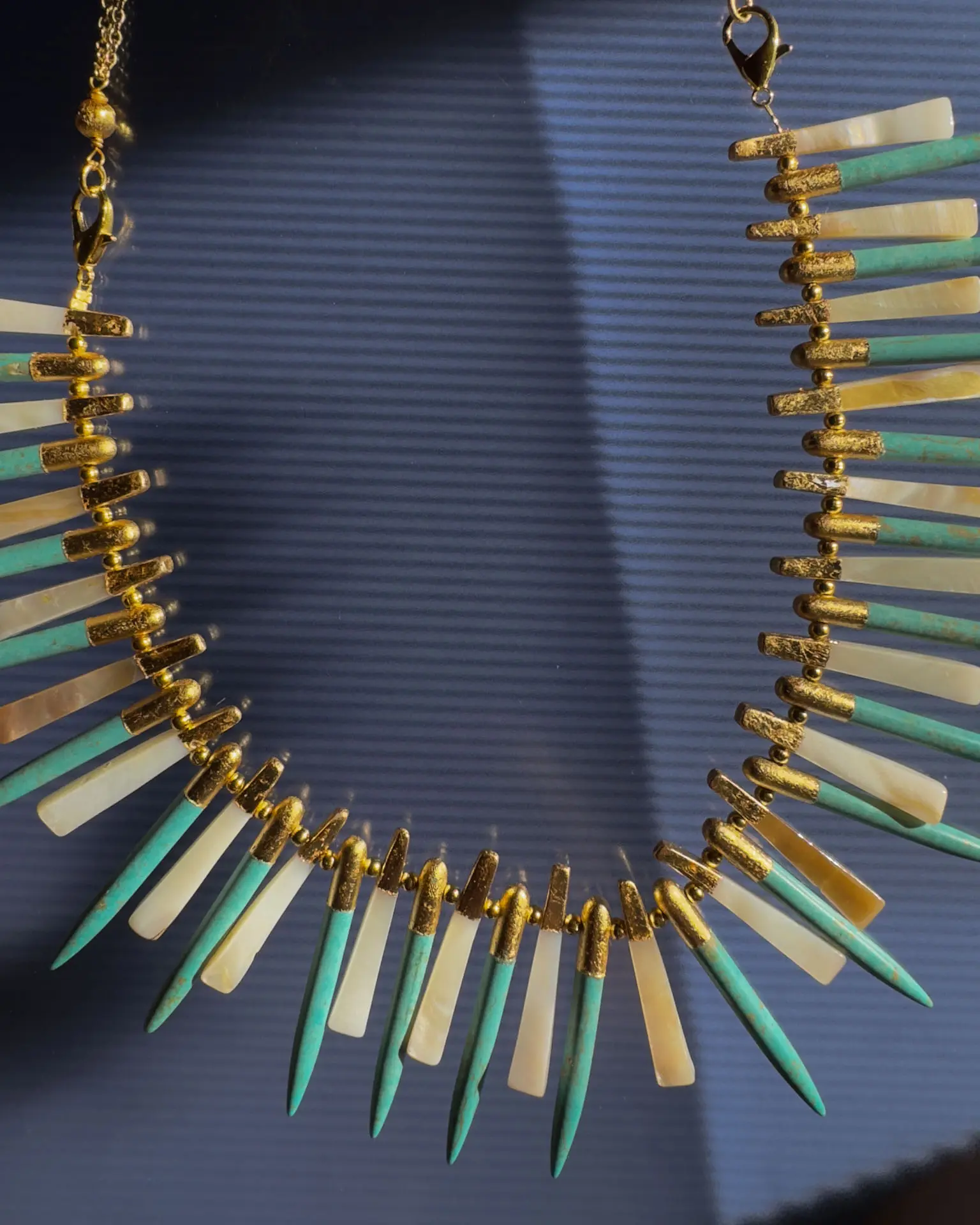 Collar Turquesa y Nacar CS