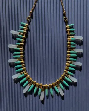 Collar Turquesa y Luna CS