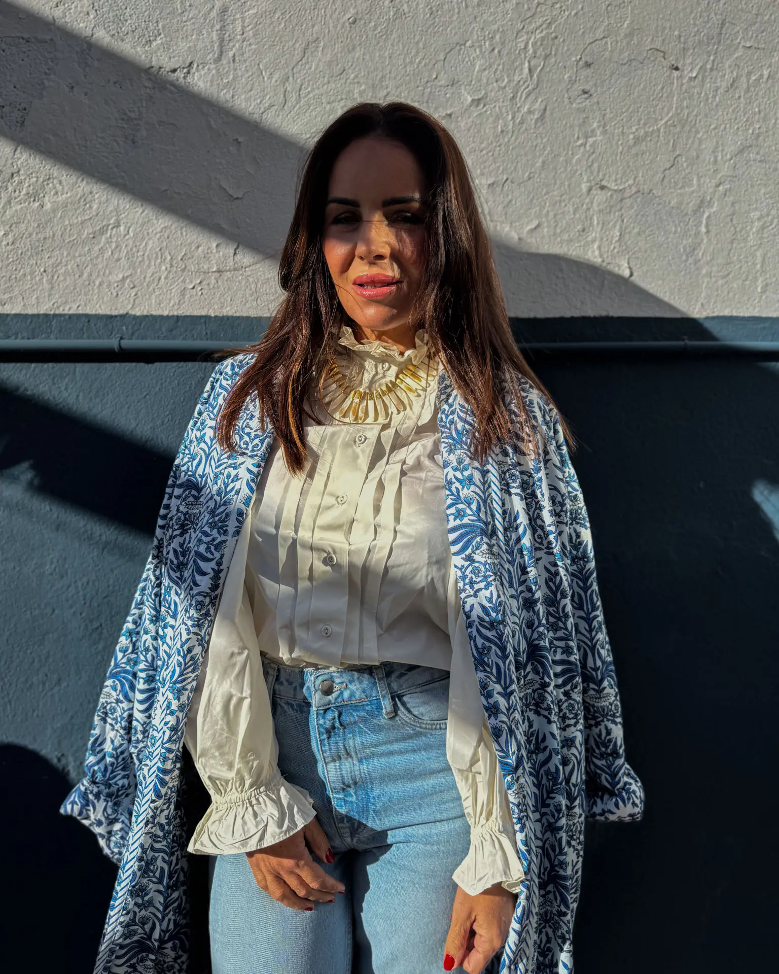 Albornoz Enredadera Azul