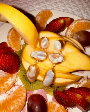 Pendientes Perla Triple CS