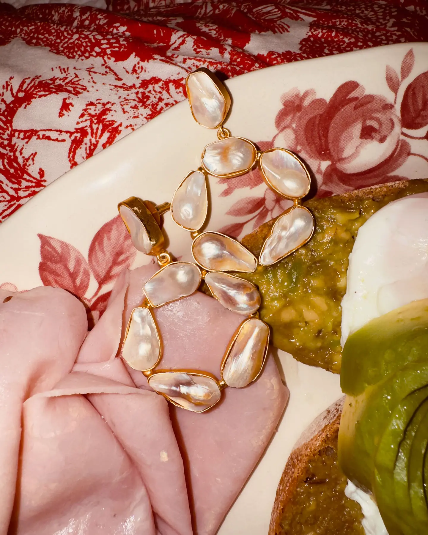 Pendientes Perla Circulo CS