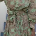 Falda de Mujer con Estampado Floral Verde Menta – Estilo Mediterráneo